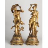 Two Jugendstil figures