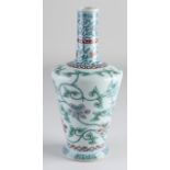 Chinese pipe vase, H 25 cm.