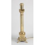 Brass lamp base