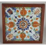 17th Century Dutch tile tableau (4-pass)