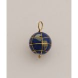 Gold globe pendant