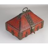 Antique box with lid