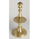 Large antique collar candlestick