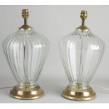 Two lamps (glass)