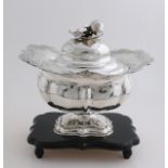 Silver tobacco jar, 1850