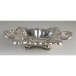 Silver fruit bowl