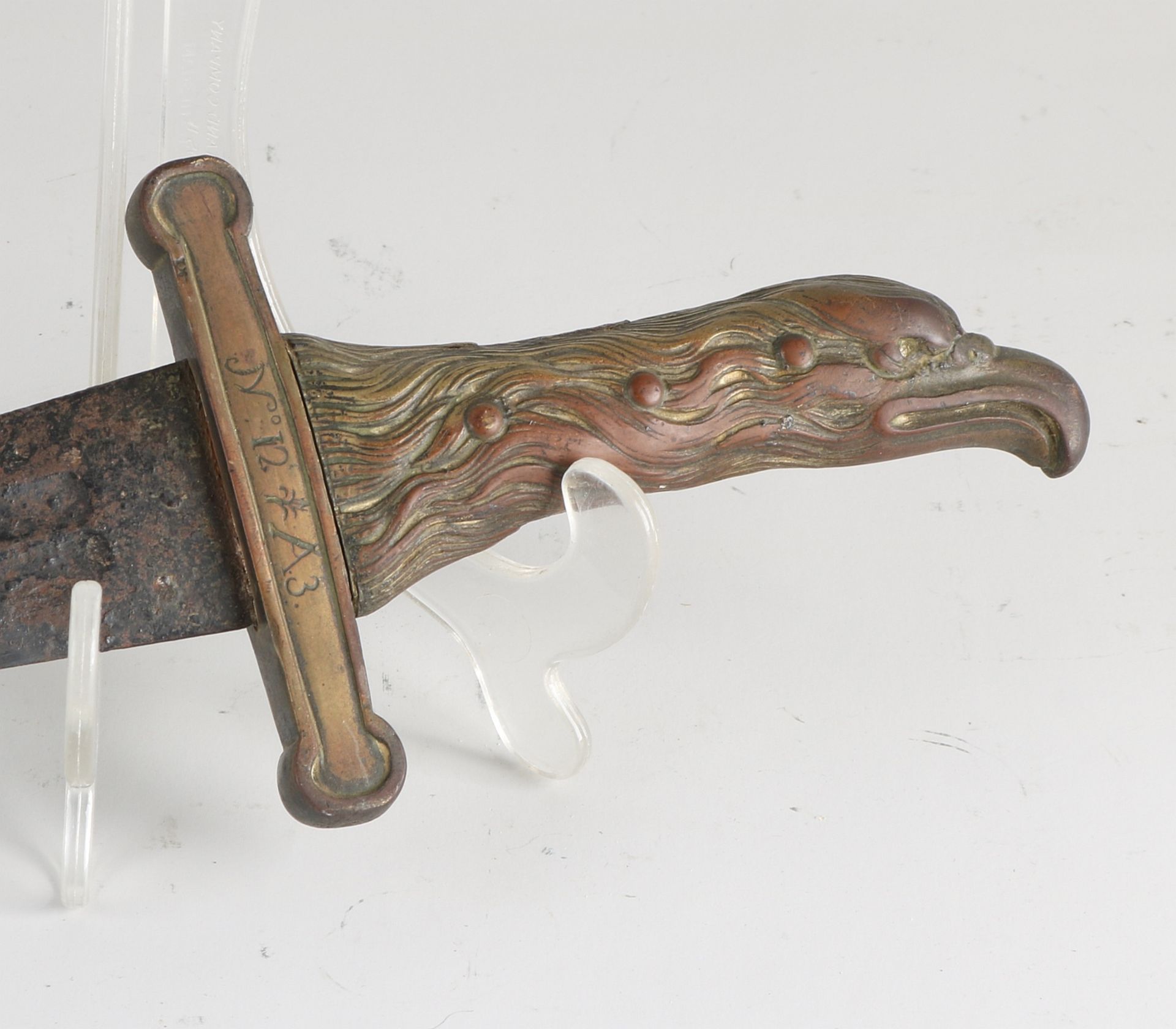 Antique damask short sword - Image 2 of 2