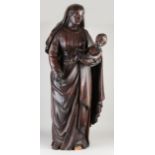 18th century statue, Mary with baby Jesus