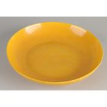 Chinese yellow saucer Ø 21.3 cm.