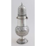 Silver sugar caster, 1917