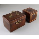 Two tea chests