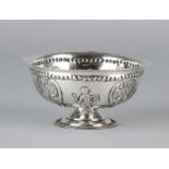 Silver cream bowl