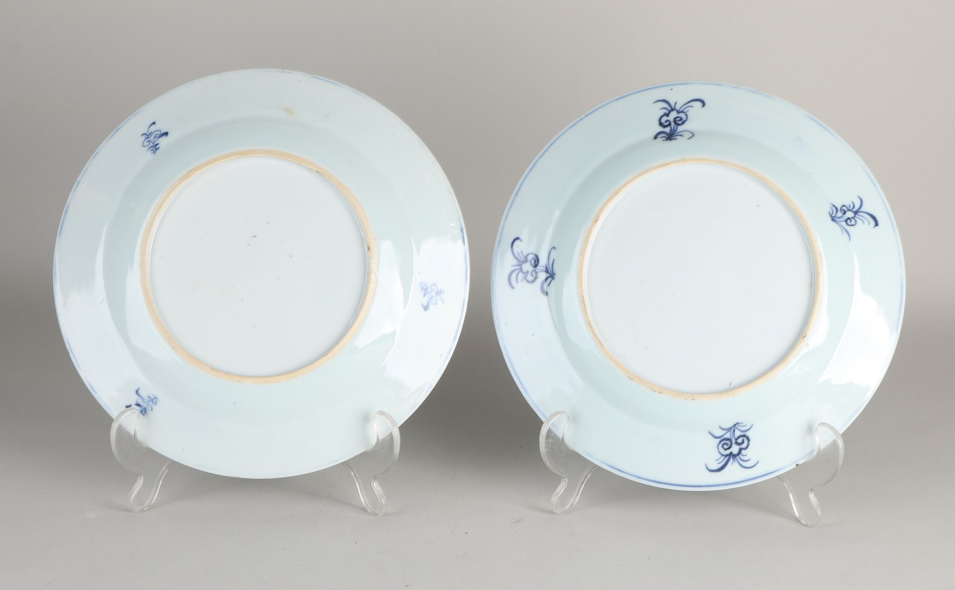 2 Chinese plates Ø 23 cm. - Image 2 of 2