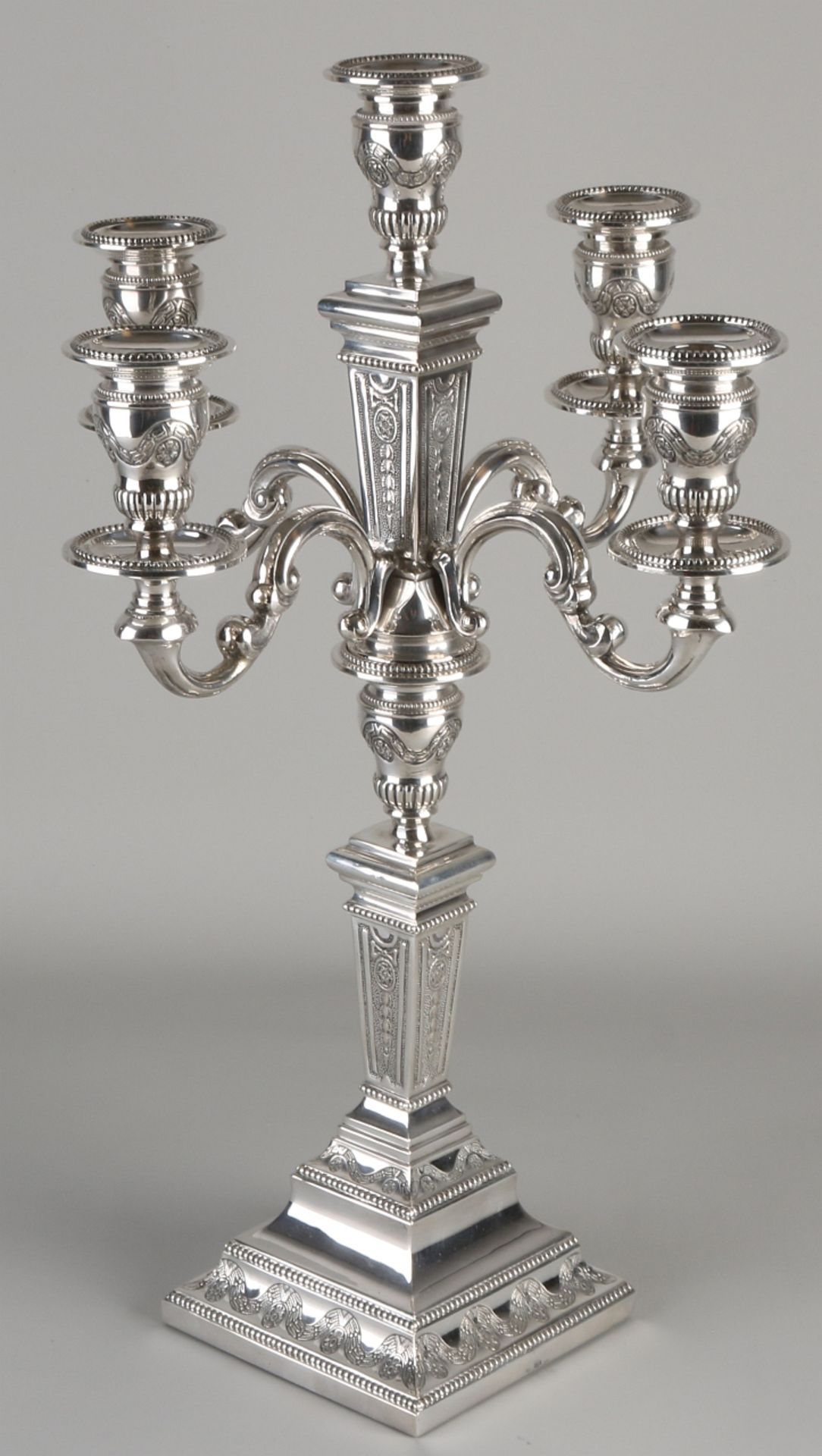 Silver candlestick