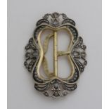 Antique buckle with diamonds