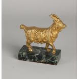 Gilt bronze buck, 1910