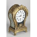 French Tete de Poupée boulle clock