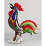 Modern glass rooster