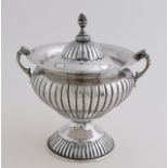 Silver sugar bowl