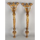 2x Empire wall sconces, 1830