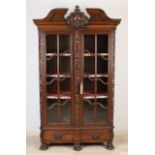 German glass cabinet, 1920s