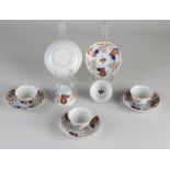 5x Imari cups and saucers