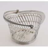 Silver clew basket, 1821