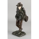 Bronze figure with ivory