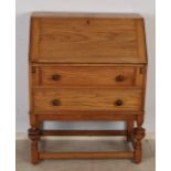 Oak English secretaire