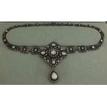 Antique necklace with diamond