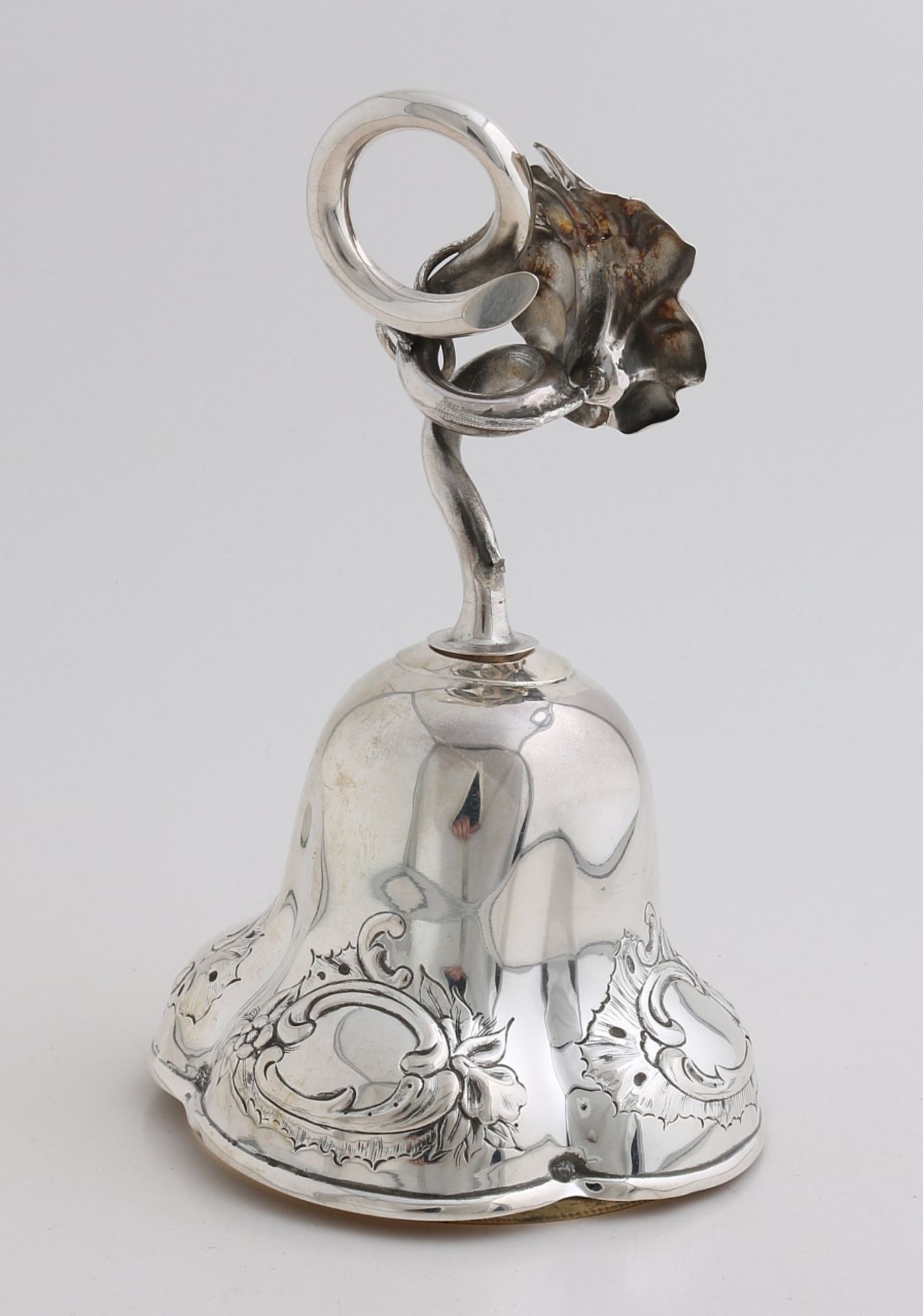 Silver table bell, 1870 - Image 2 of 2