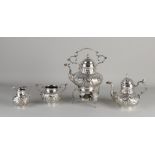 Silver tea service, 5 pieces