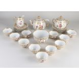 Thirteen-piece French tea service