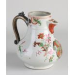 Chinese pitcher with silver handle