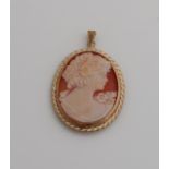 Pendant with cameo