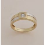 Gold Bicolor men's ring