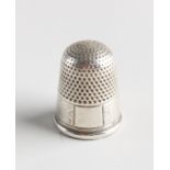 Silver thimble