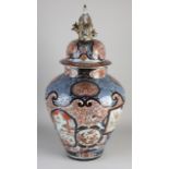 Antique Japanese vase with lid, H 65 cm.