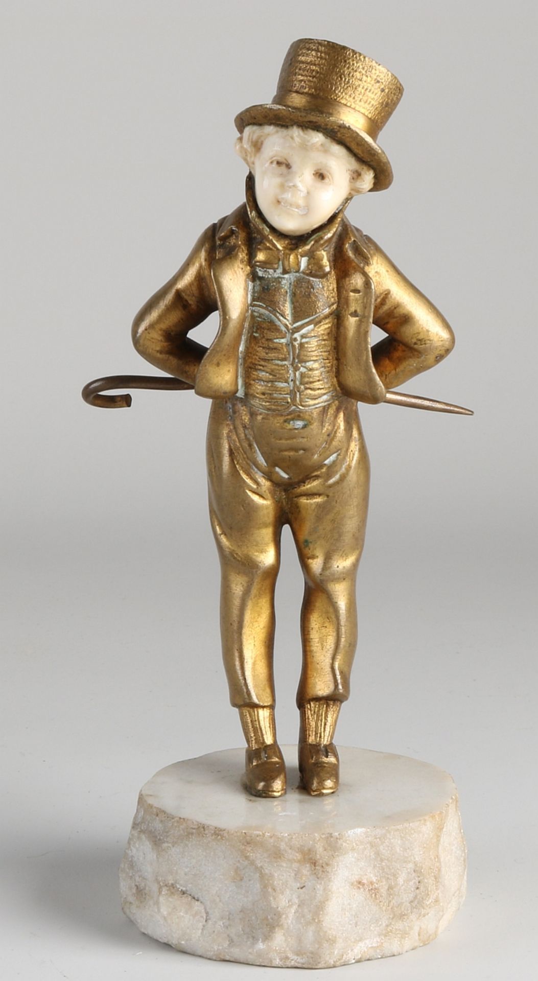 Bronze figure, 1900