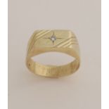 Gold men's ring