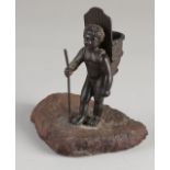 Antique bronze figure