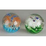 2 Glass Paperweight