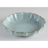 Chinese celadon bowl, Ø 18.5 cm.