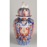 Japanese Imari jar with lid