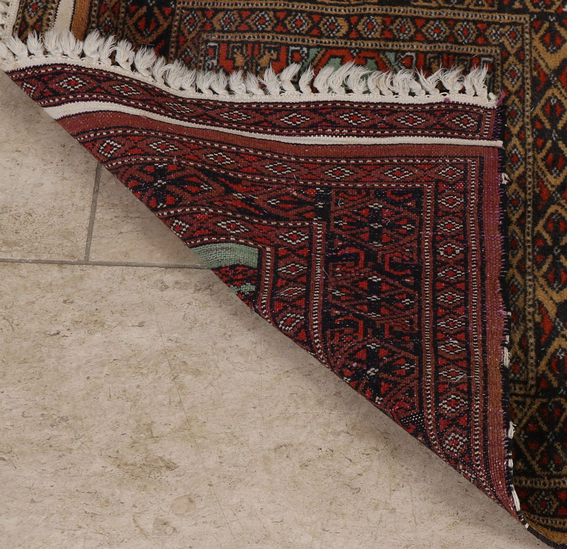 Persian prayer rug, 63 x 200 cm. - Bild 5 aus 5