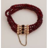 Garnet bracelet