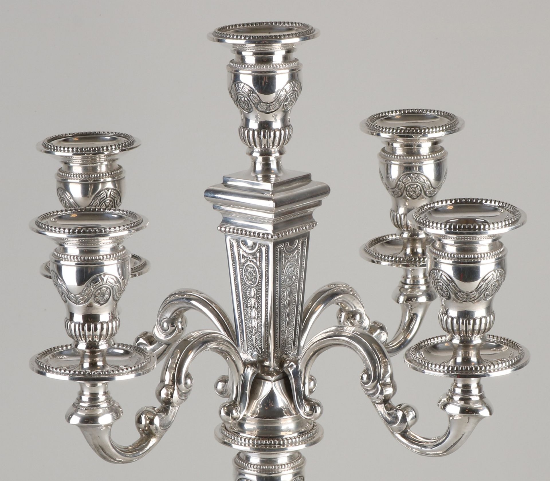 Silver candlestick - Image 3 of 3