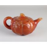 Chinese agate teapot