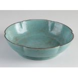Chinese celadon bowl Ø 18 cm.
