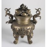 Large Chinese incense burner